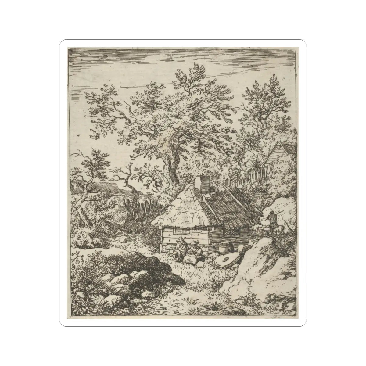SKU:TSS-STICK-LLRVN-4X4-77 Sizes:4" × 4" Types:White