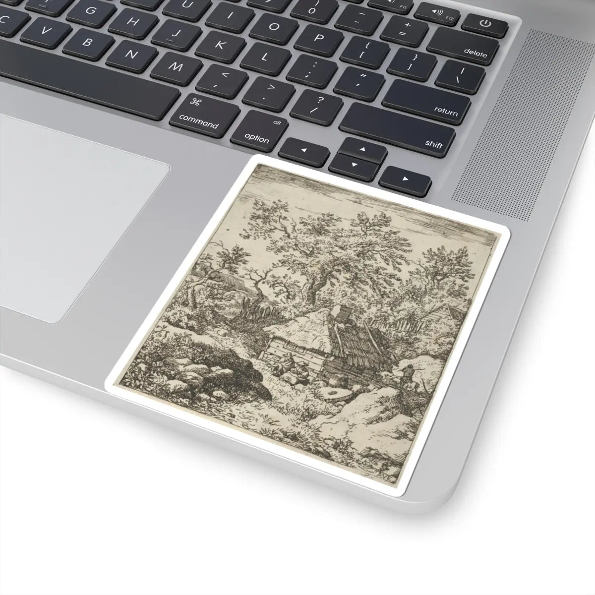SKU:TSS-STICK-LLRVN-4X4-77 Sizes:4" × 4" Types:White