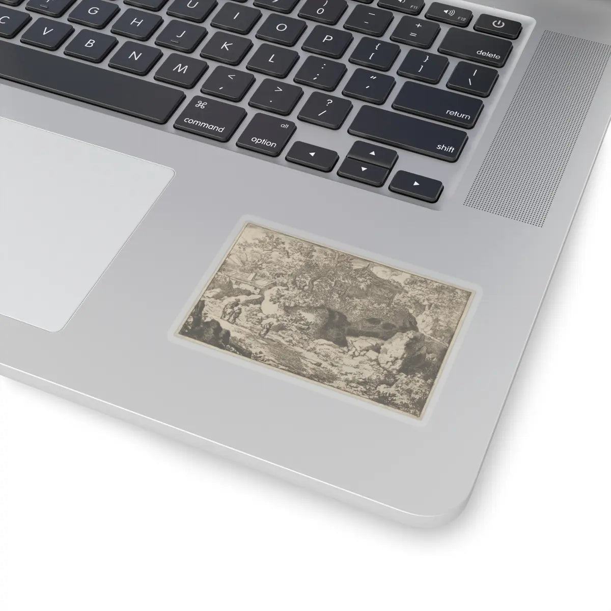 SKU:TSS-STICK-LLRVN-3X3-13T1V Sizes:3" × 3" Types:Transparent