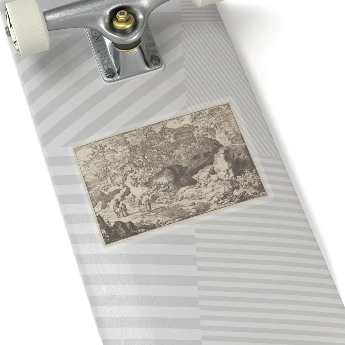 SKU:TSS-STICK-LLRVN-6X6-13T1V Sizes:6" × 6" Types:Transparent