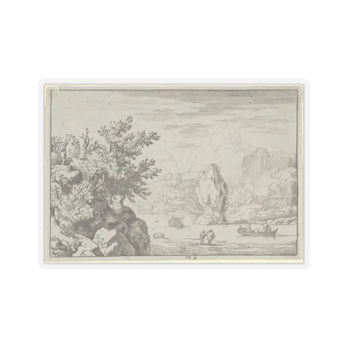 SKU:TSS-STICK-LLRVN-6X6-13T22 Sizes:6" × 6" Types:Transparent
