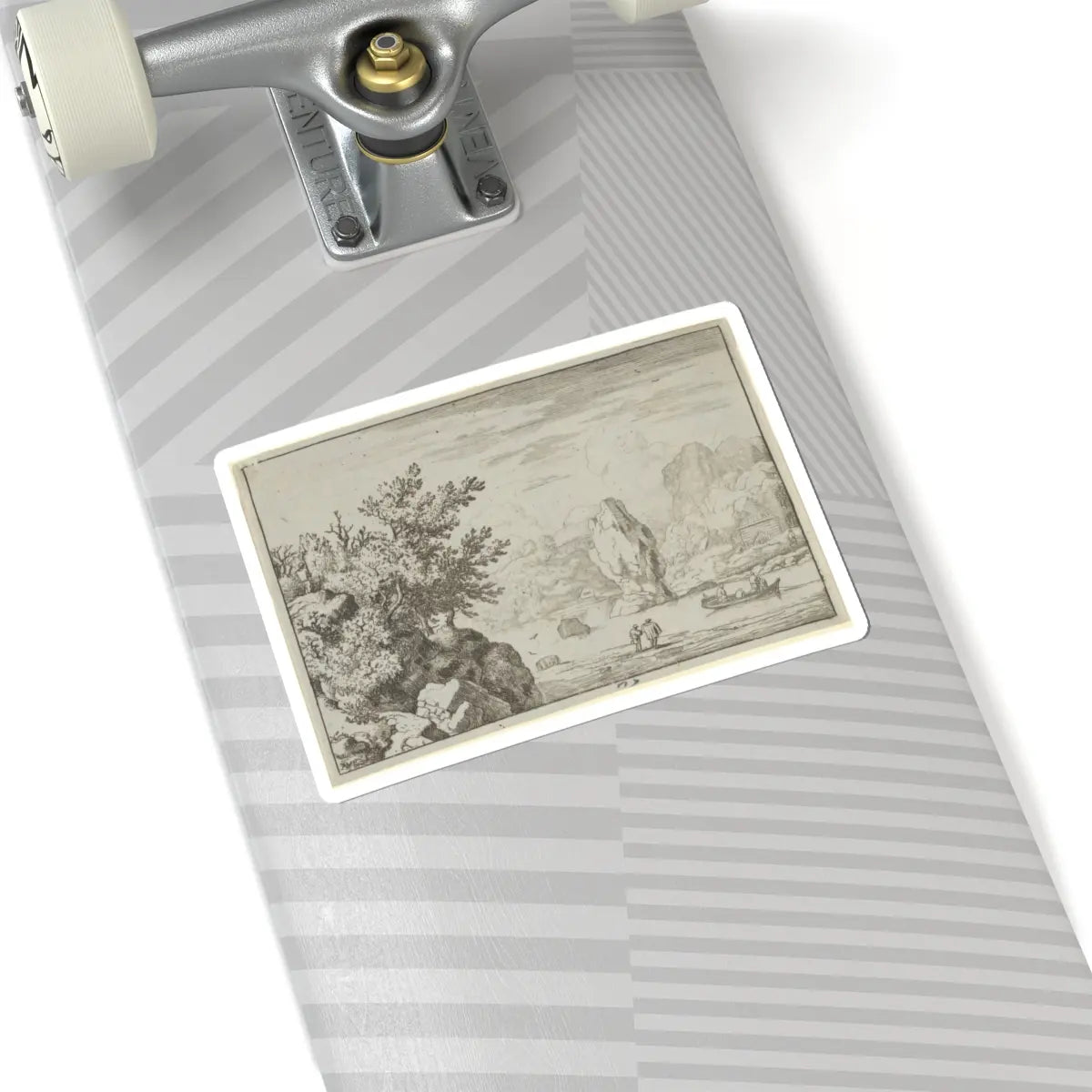 SKU:TSS-STICK-LLRVN-6X6-86 Sizes:6" × 6" Types:White
