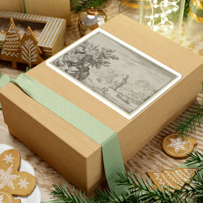 SKU:TSS-STICK-LLRVN-6X6-86 Sizes:6" × 6" Types:White