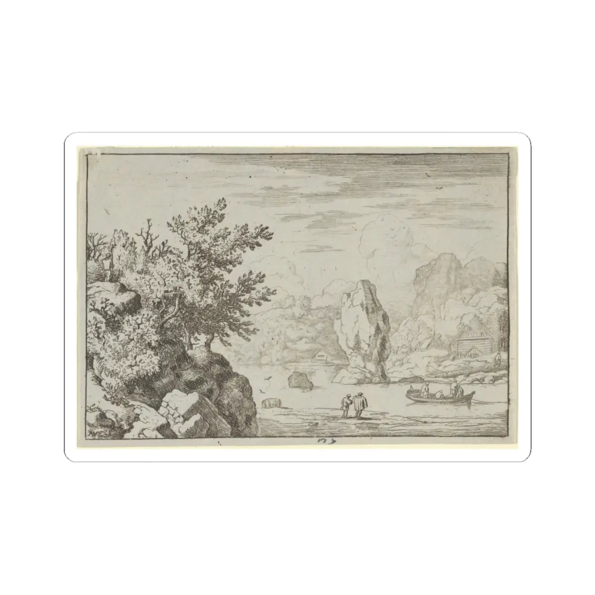 SKU:TSS-STICK-LLRVN-6X6-86 Sizes:6" × 6" Types:White