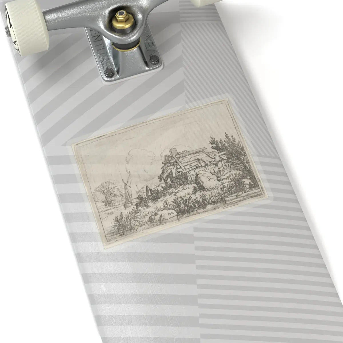 SKU:TSS-STICK-LLRVN-6X6-13T25 Sizes:6" × 6" Types:Transparent