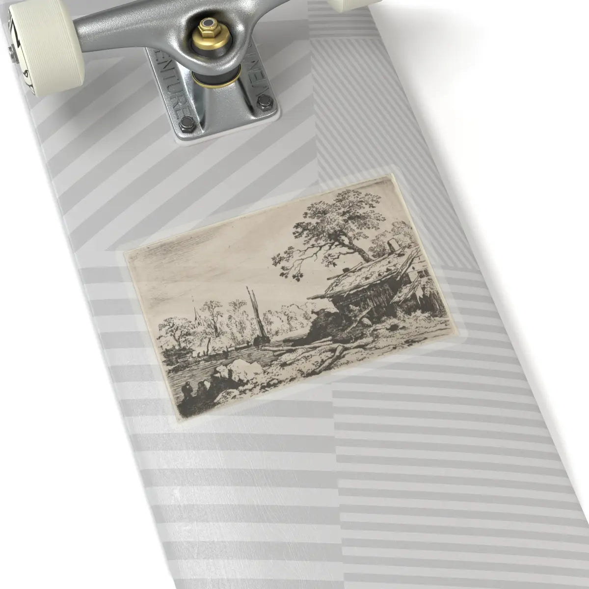 SKU:TSS-STICK-LLRVN-6X6-13T27 Sizes:6" × 6" Types:Transparent