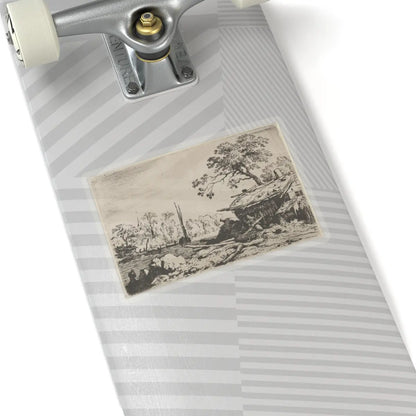 SKU:TSS-STICK-LLRVN-6X6-13T27 Sizes:6" × 6" Types:Transparent