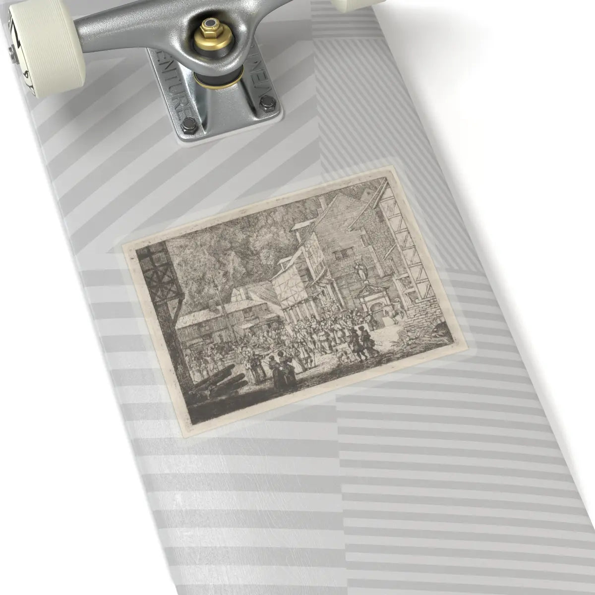 SKU:TSS-STICK-LLRVN-6X6-13T28 Sizes:6" × 6" Types:Transparent