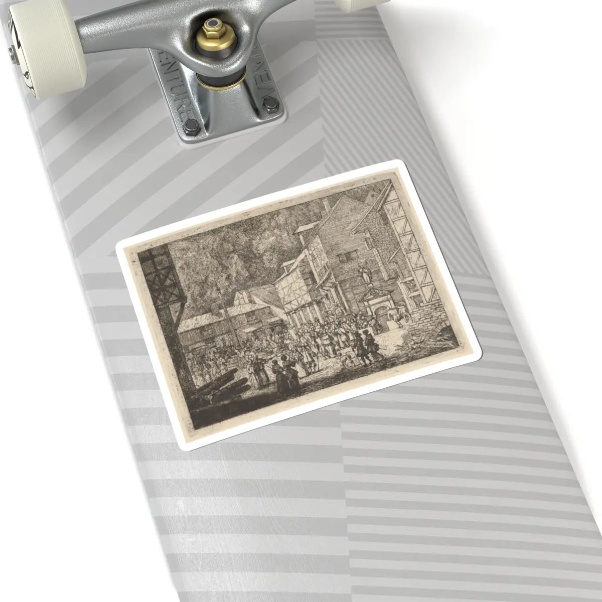 SKU:TSS-STICK-LLRVN-6X6-92 Sizes:6" × 6" Types:White