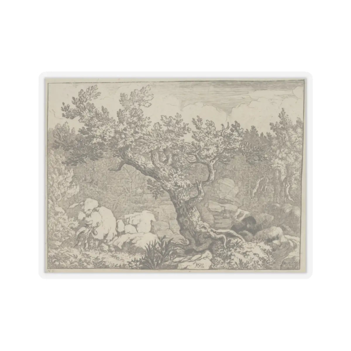 SKU:TSS-STICK-LLRVN-2X2-13T2C Sizes:2" × 2" Types:Transparent