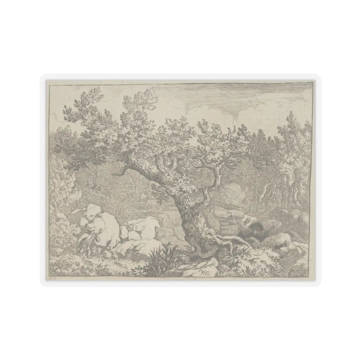 SKU:TSS-STICK-LLRVN-3X3-13T2C Sizes:3" × 3" Types:Transparent