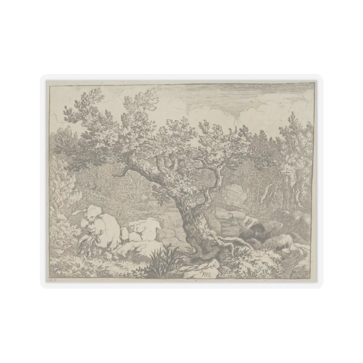 SKU:TSS-STICK-LLRVN-4X4-13T2C Sizes:4" × 4" Types:Transparent