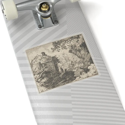 SKU:TSS-STICK-LLRVN-6X6-13T2F Sizes:6" × 6" Types:Transparent