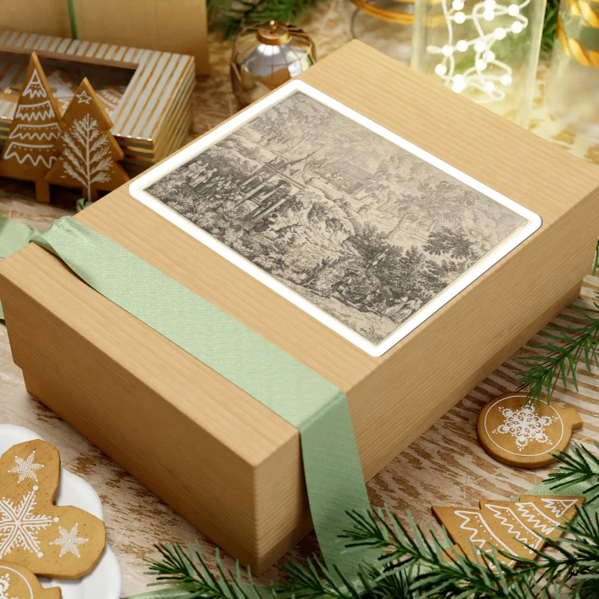 SKU:TSS-STICK-LLRVN-6X6-100 Sizes:6" × 6" Types:White