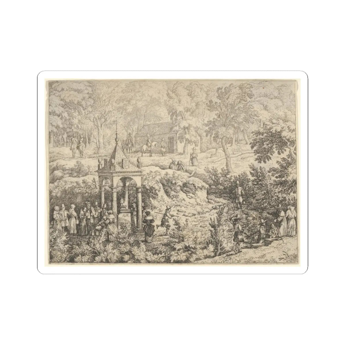 SKU:TSS-STICK-LLRVN-6X6-100 Sizes:6" × 6" Types:White