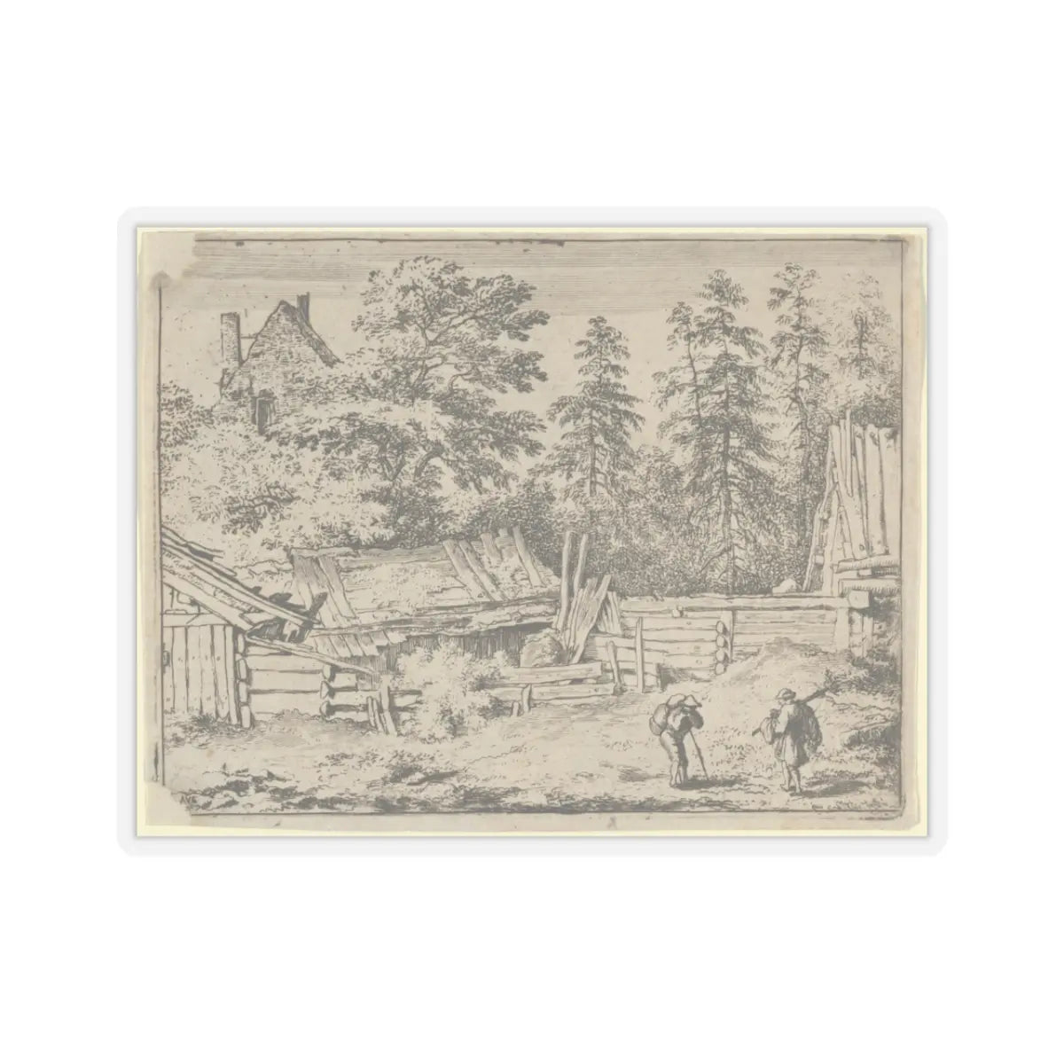 SKU:TSS-STICK-LLRVN-3X3-13T2H Sizes:3" × 3" Types:Transparent