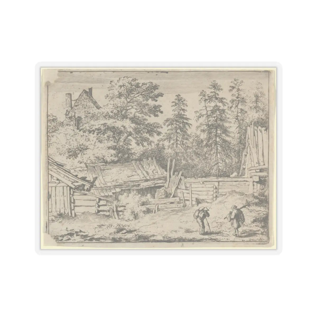 SKU:TSS-STICK-LLRVN-4X4-13T2H Sizes:4" × 4" Types:Transparent
