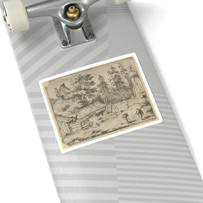 SKU:TSS-STICK-LLRVN-6X6-101 Sizes:6" × 6" Types:White