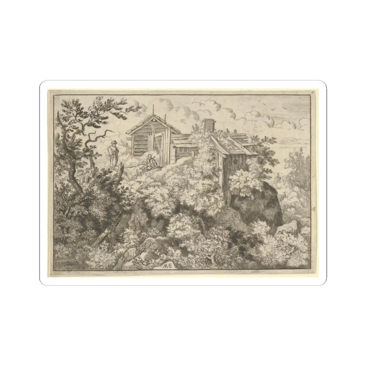 SKU:TSS-STICK-LLRVN-4X4-102 Sizes:4" × 4" Types:White