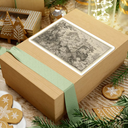 SKU:TSS-STICK-LLRVN-6X6-102 Sizes:6" × 6" Types:White