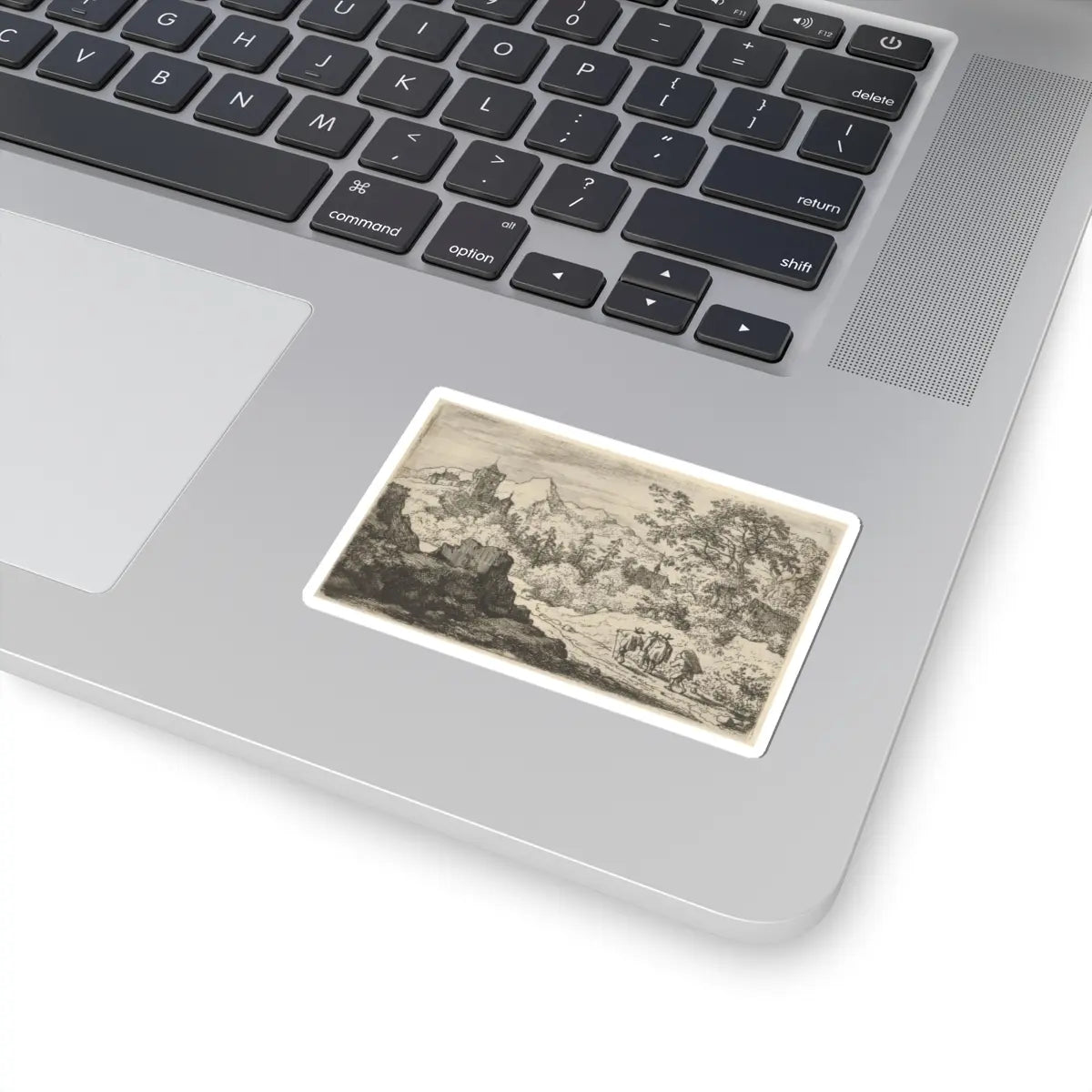 SKU:TSS-STICK-LLRVN-3X3-103 Sizes:3" × 3" Types:White