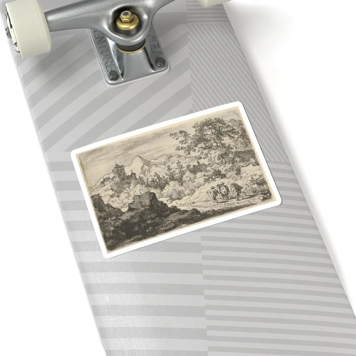SKU:TSS-STICK-LLRVN-6X6-103 Sizes:6" × 6" Types:White