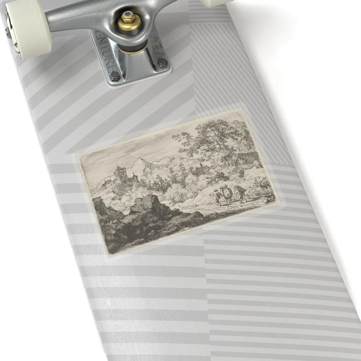 SKU:TSS-STICK-LLRVN-6X6-13T2J Sizes:6" × 6" Types:Transparent