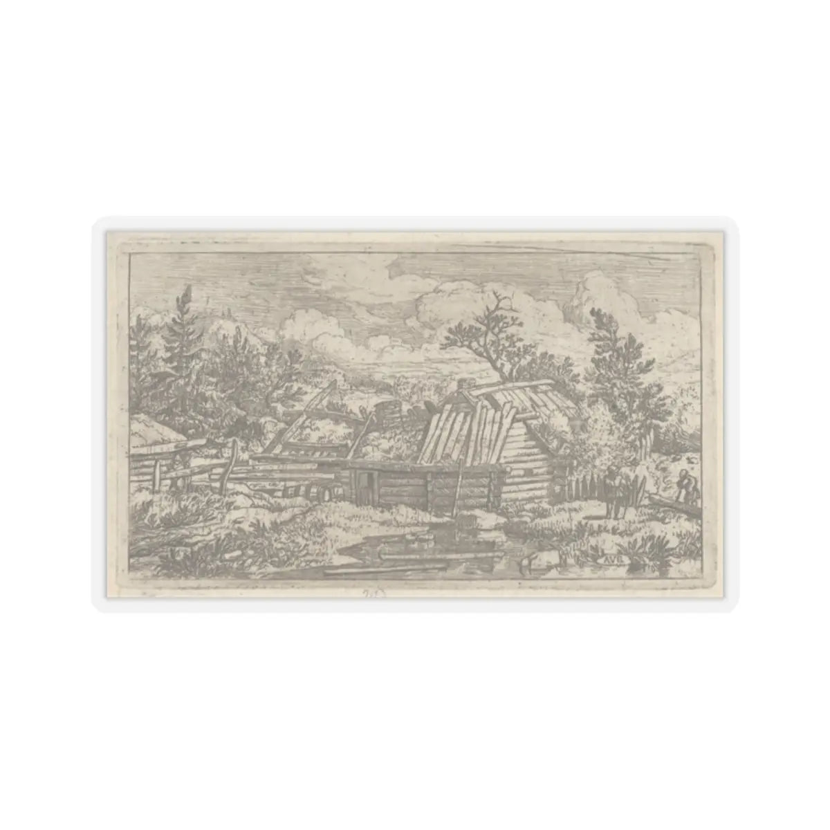 SKU:TSS-STICK-LLRVN-2X2-13T2O Sizes:2" × 2" Types:Transparent