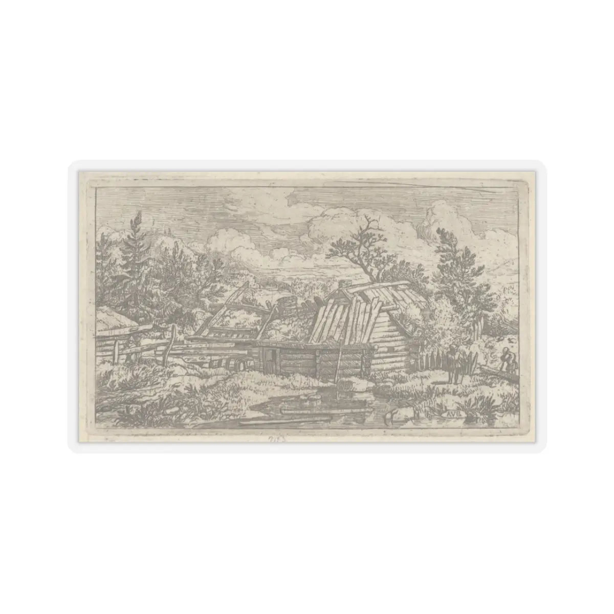 SKU:TSS-STICK-LLRVN-3X3-13T2O Sizes:3" × 3" Types:Transparent