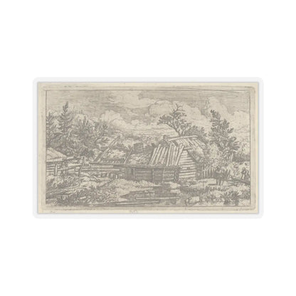 SKU:TSS-STICK-LLRVN-6X6-13T2O Sizes:6" × 6" Types:Transparent