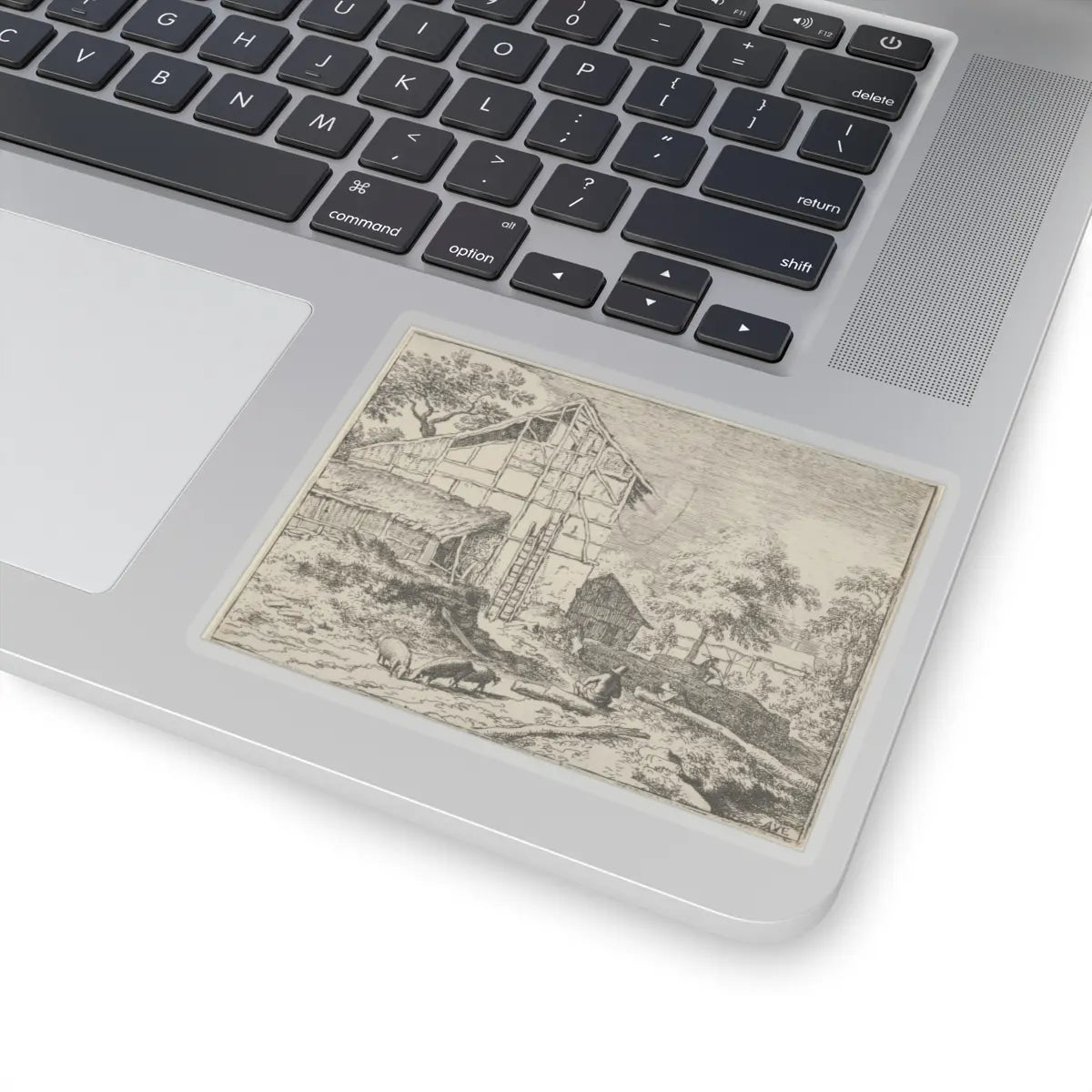 SKU:TSS-STICK-LLRVN-4X4-13T2S Sizes:4" × 4" Types:Transparent
