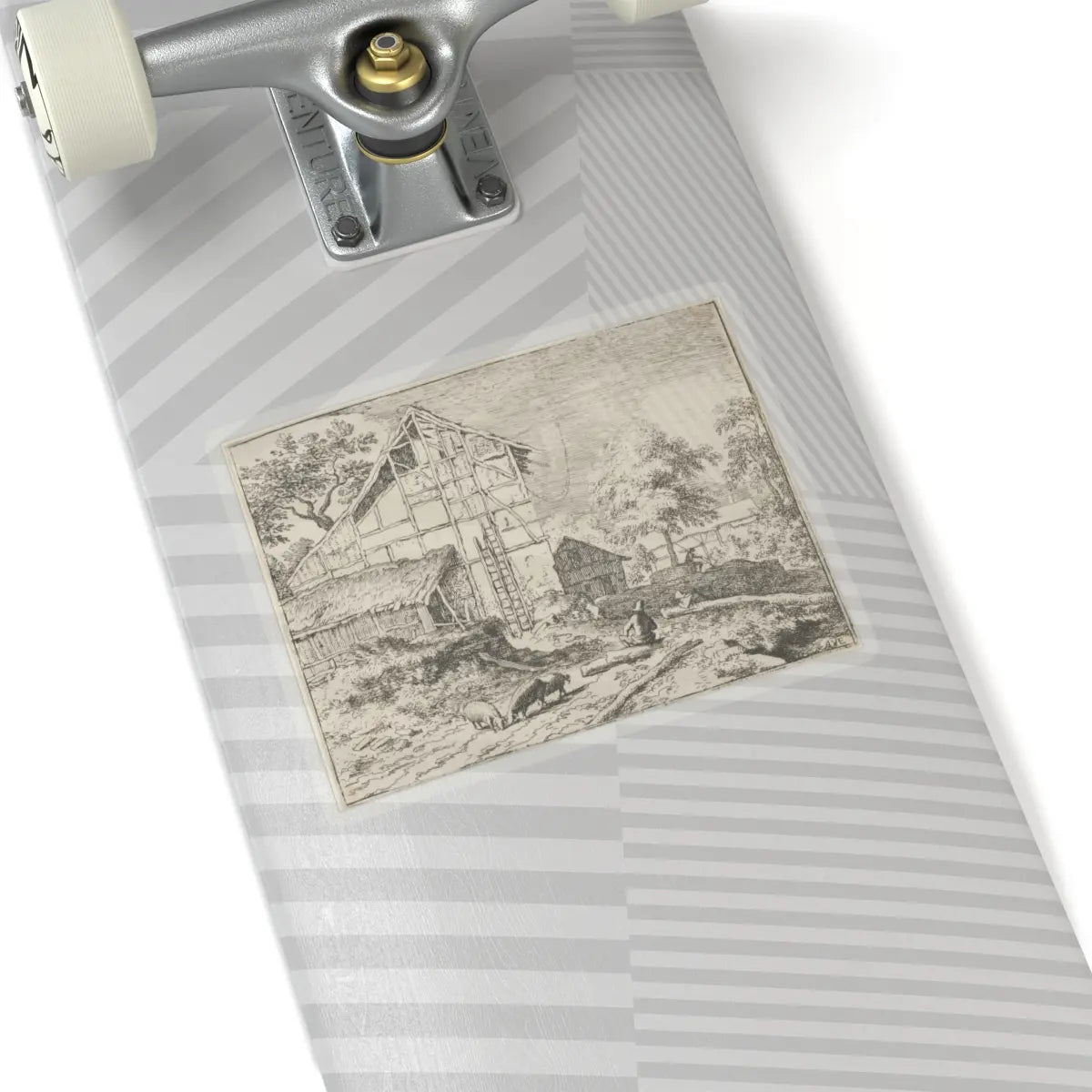 SKU:TSS-STICK-LLRVN-6X6-13T2S Sizes:6" × 6" Types:Transparent