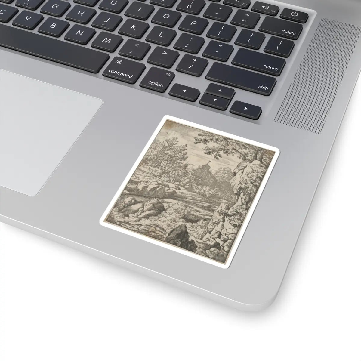 SKU:TSS-STICK-LLRVN-3X3-116 Sizes:3" × 3" Types:White
