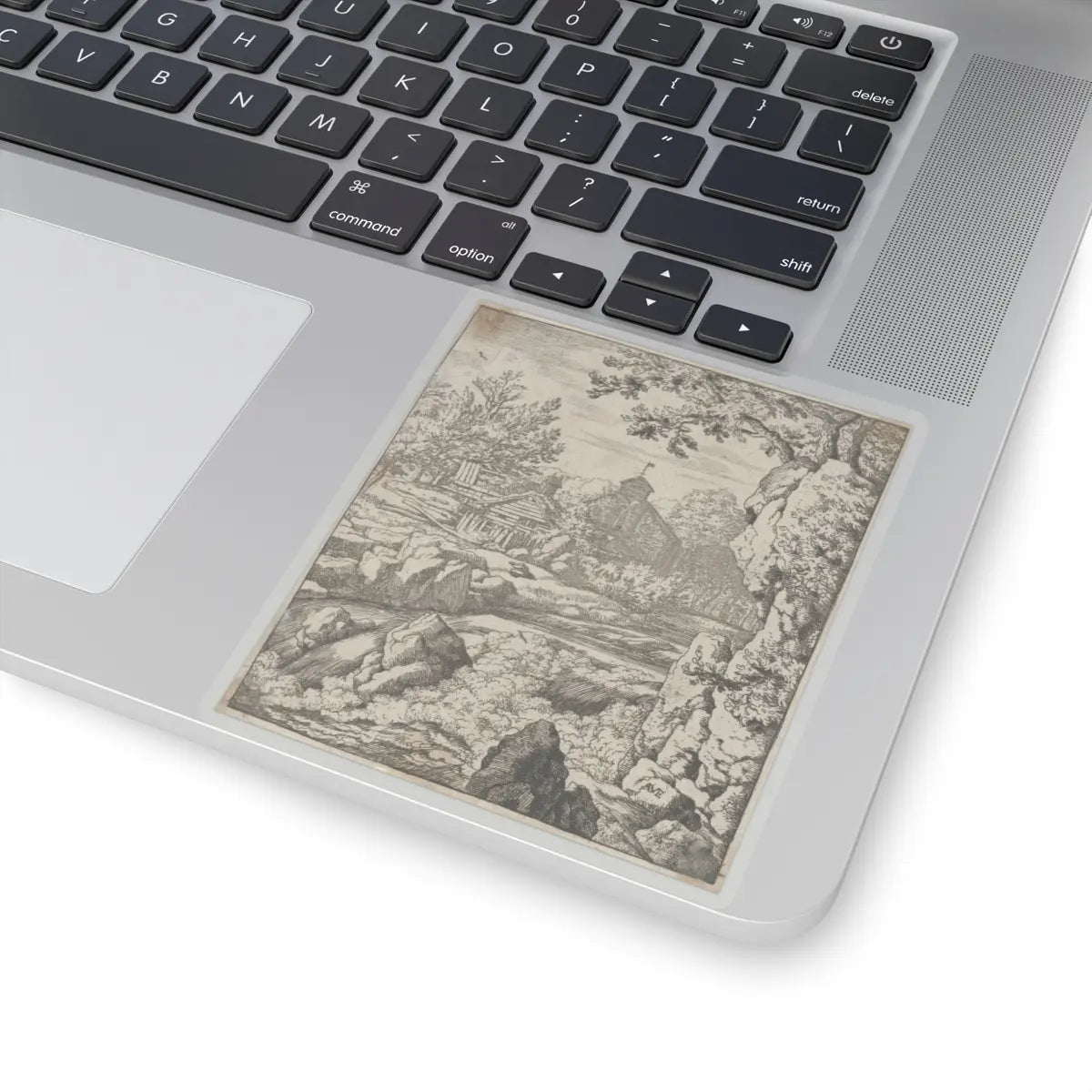 SKU:TSS-STICK-LLRVN-4X4-13T2W Sizes:4" × 4" Types:Transparent