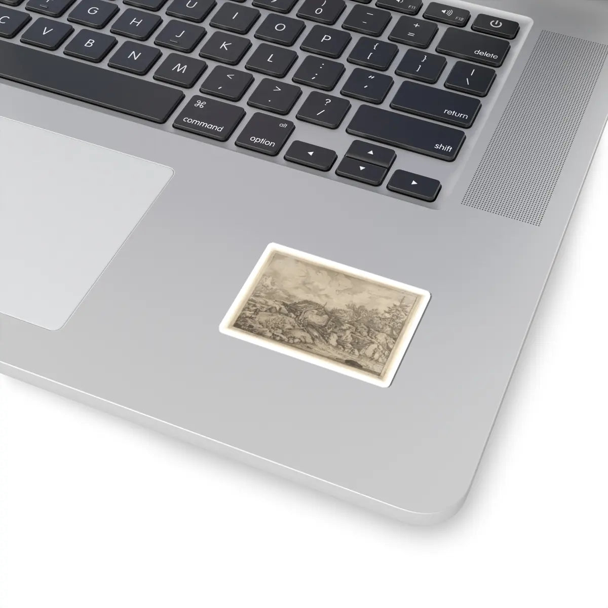 SKU:TSS-STICK-LLRVN-2X2-117 Sizes:2" × 2" Types:White