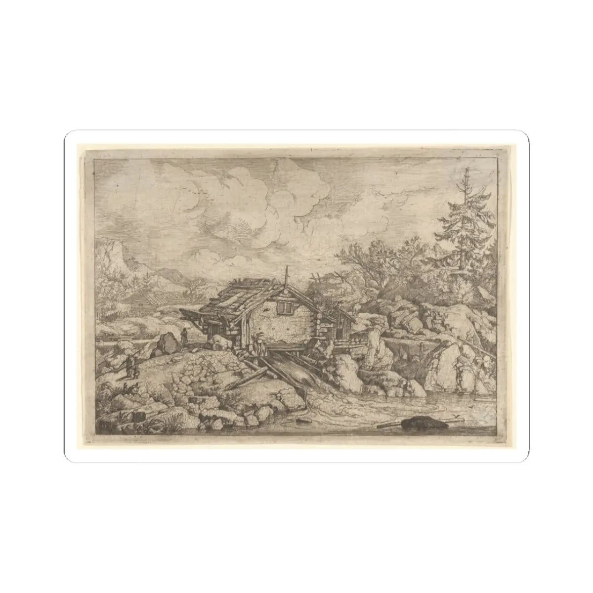 SKU:TSS-STICK-LLRVN-3X3-117 Sizes:3" × 3" Types:White