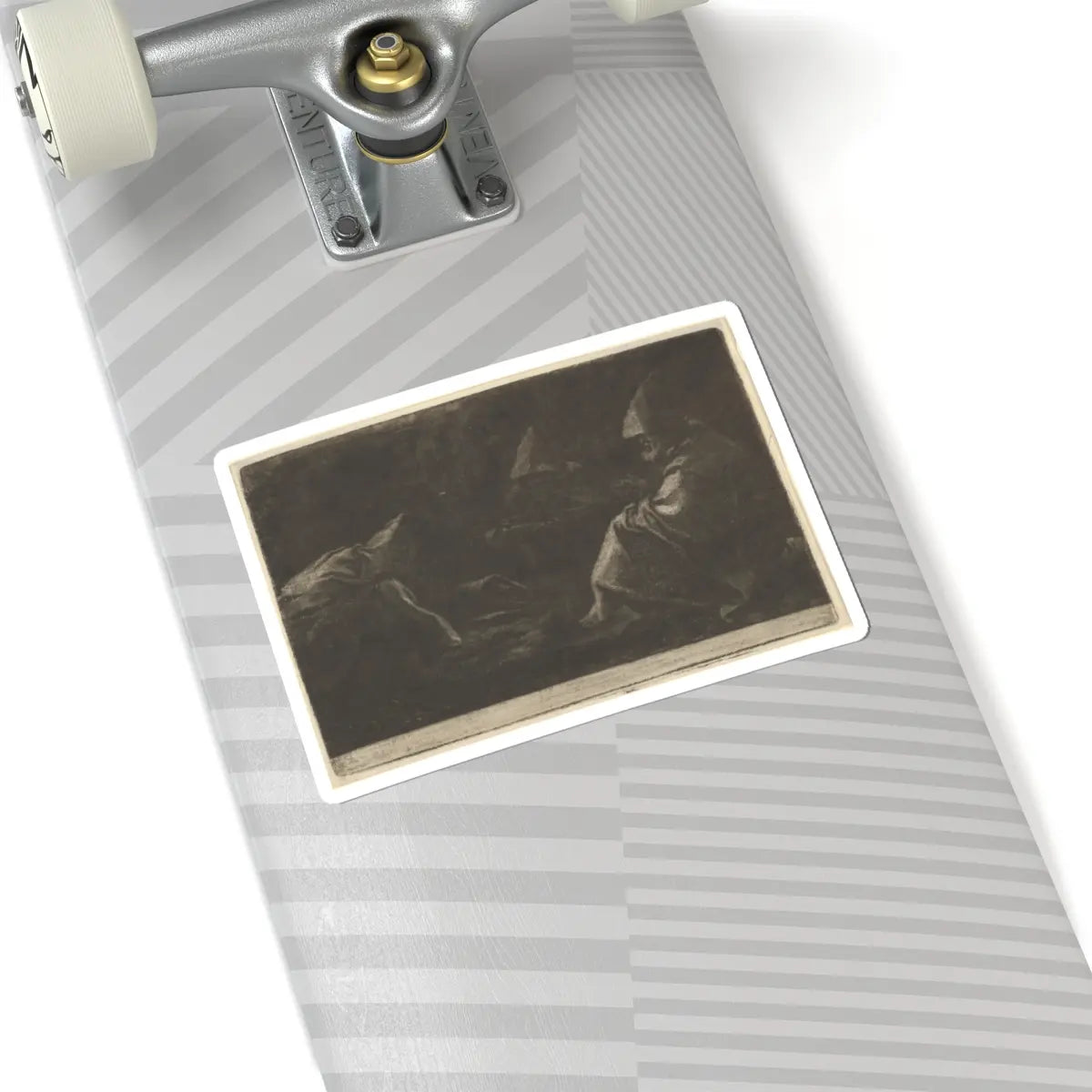 SKU:TSS-STICK-LLRVN-6X6-125 Sizes:6" × 6" Types:White