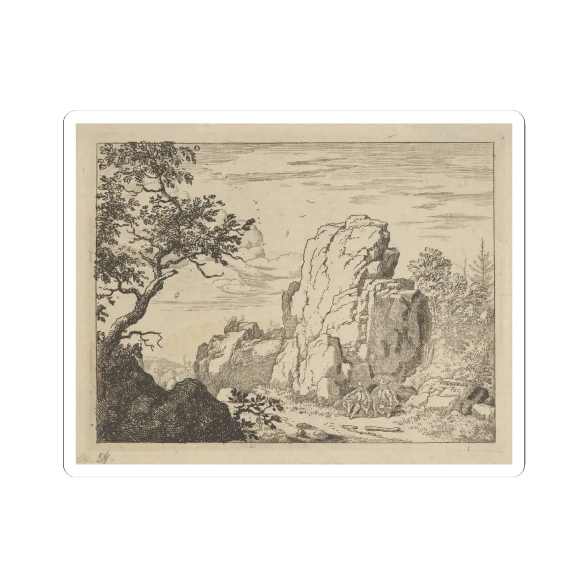 SKU:TSS-STICK-LLRVN-4X4-129 Sizes:4" × 4" Types:White