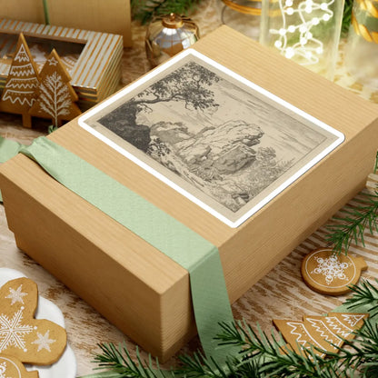 SKU:TSS-STICK-LLRVN-6X6-129 Sizes:6" × 6" Types:White