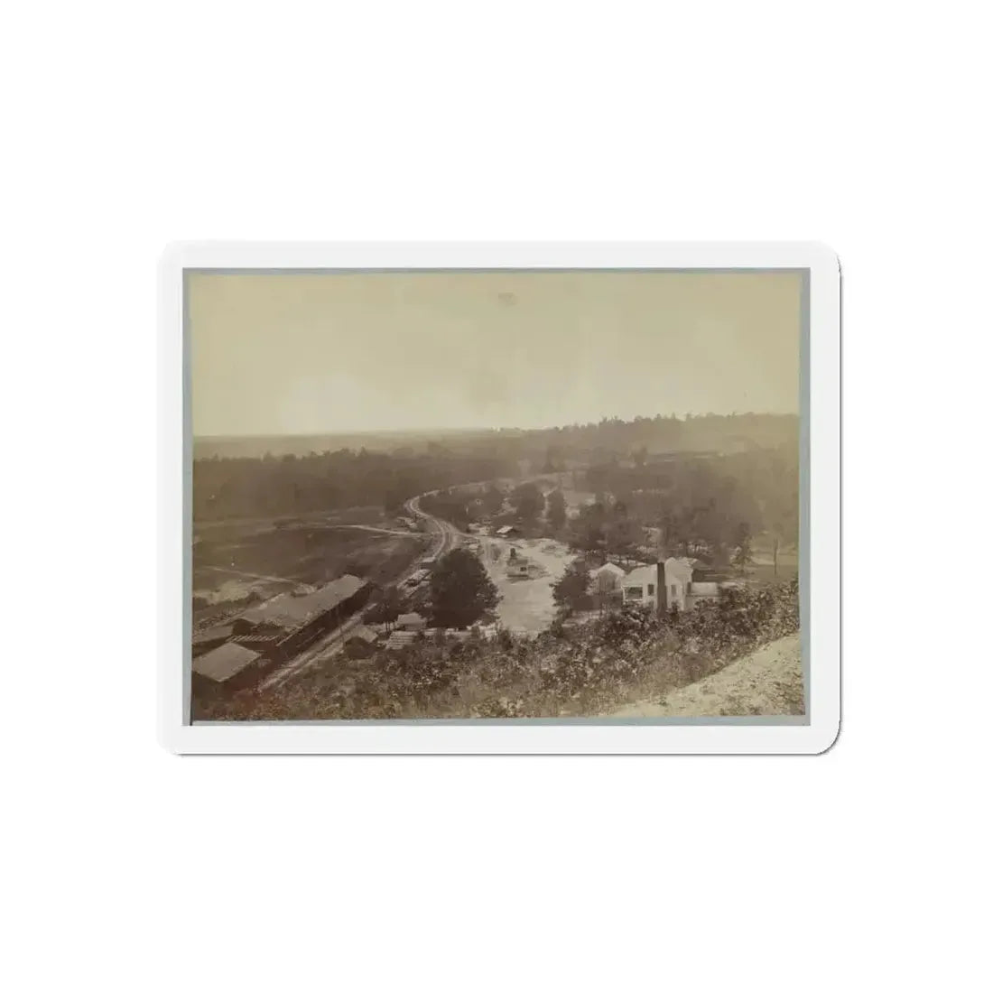 Allatoona Pass, Ga. Looking South (U.S. Civil War) Refrigerator Magnet - The Sticker Space