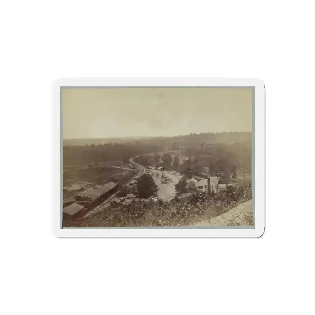 Allatoona Pass, Ga. Looking South (U.S. Civil War) Refrigerator Magnet - The Sticker Space