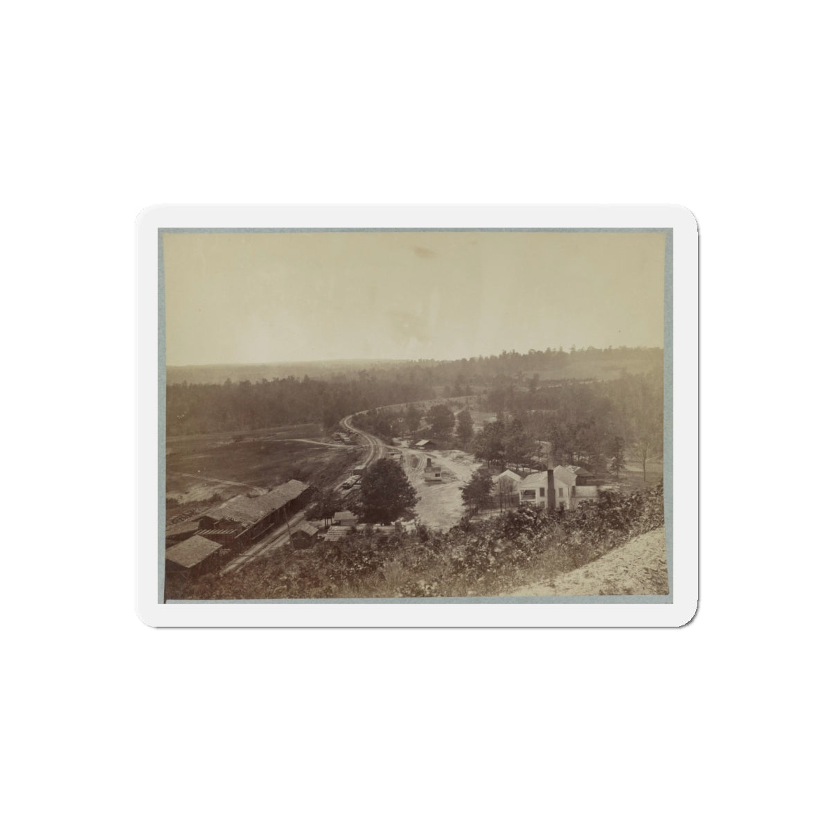 Allatoona Pass, Ga. Looking South (U.S. Civil War) Refrigerator Magnet-5" x 5"-The Sticker Space