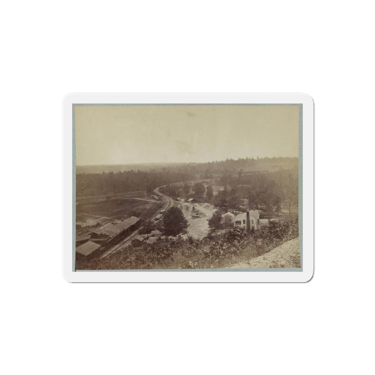 Allatoona Pass, Ga. Looking South (U.S. Civil War) Refrigerator Magnet-6 Inch-The Sticker Space