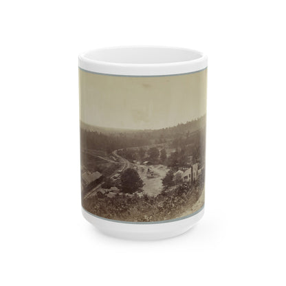 Allatoona Pass, Ga. Looking South (U.S. Civil War) White Coffee Mug-15oz-The Sticker Space