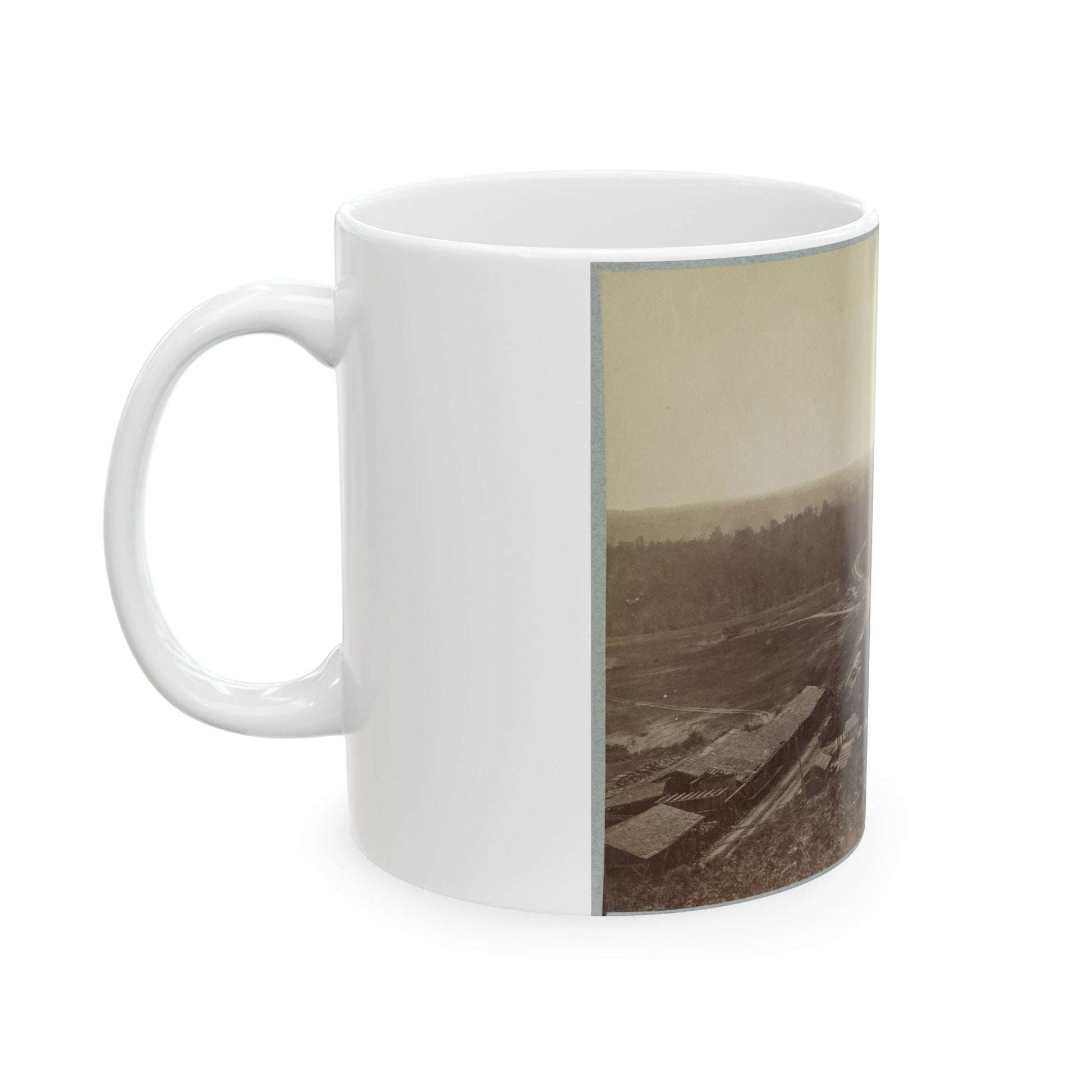 Allatoona Pass, Ga. Looking South (U.S. Civil War) White Coffee Mug-The Sticker Space