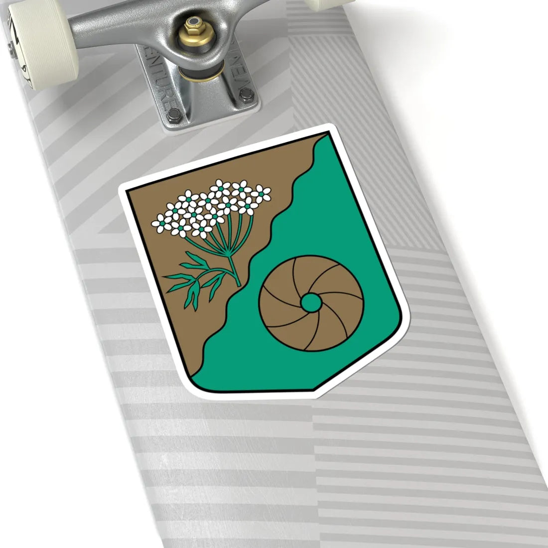 Allažu pagasta ģerbonis (Latvia) (Coat of Arms) STICKER Vinyl Kiss-Cut Decal - The Sticker Space