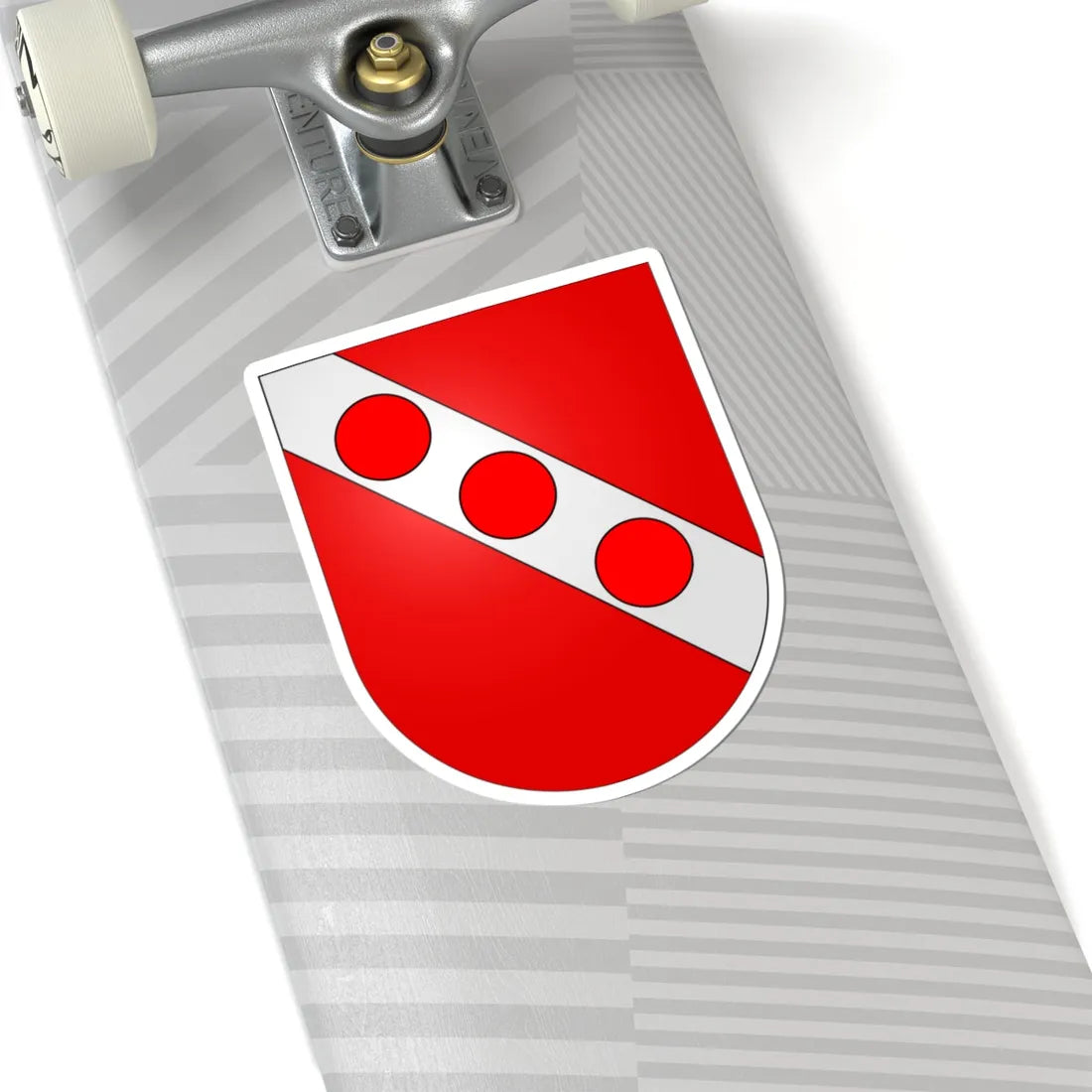 Alle-coat of arms (Switzerland) (Coat of Arms) STICKER Vinyl Kiss-Cut Decal - The Sticker Space