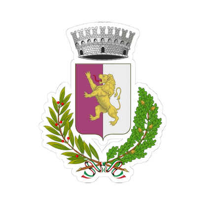 Allein-Stemma (Italy) (Coat of Arms) STICKER Vinyl Kiss-Cut Decal 4 Inch White - The Sticker Space