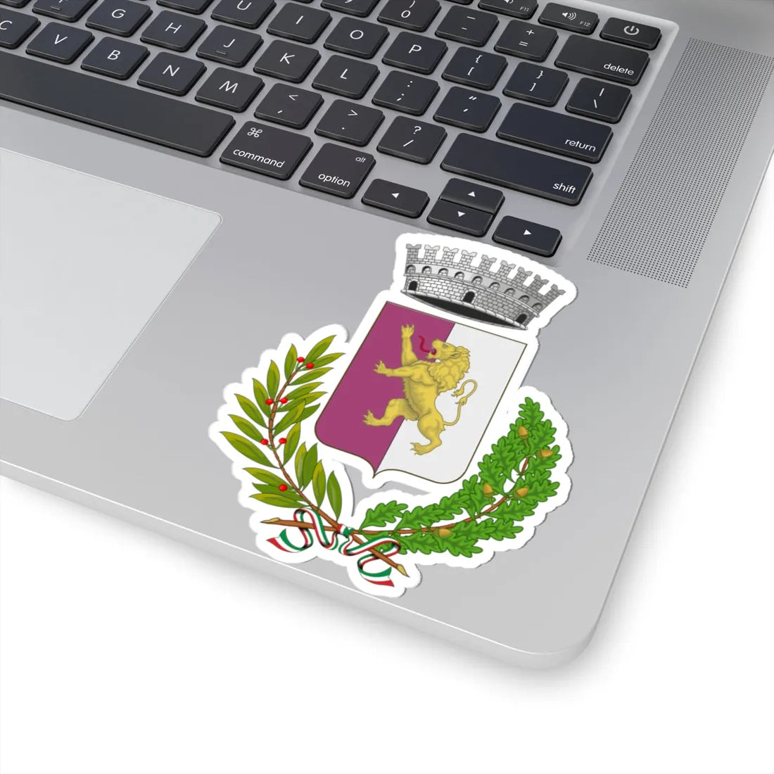Allein-Stemma (Italy) (Coat of Arms) STICKER Vinyl Kiss-Cut Decal - The Sticker Space