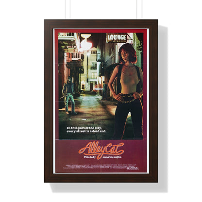 ALLEY CAT 1984 - Framed Movie Poster-16″ x 24″-The Sticker Space